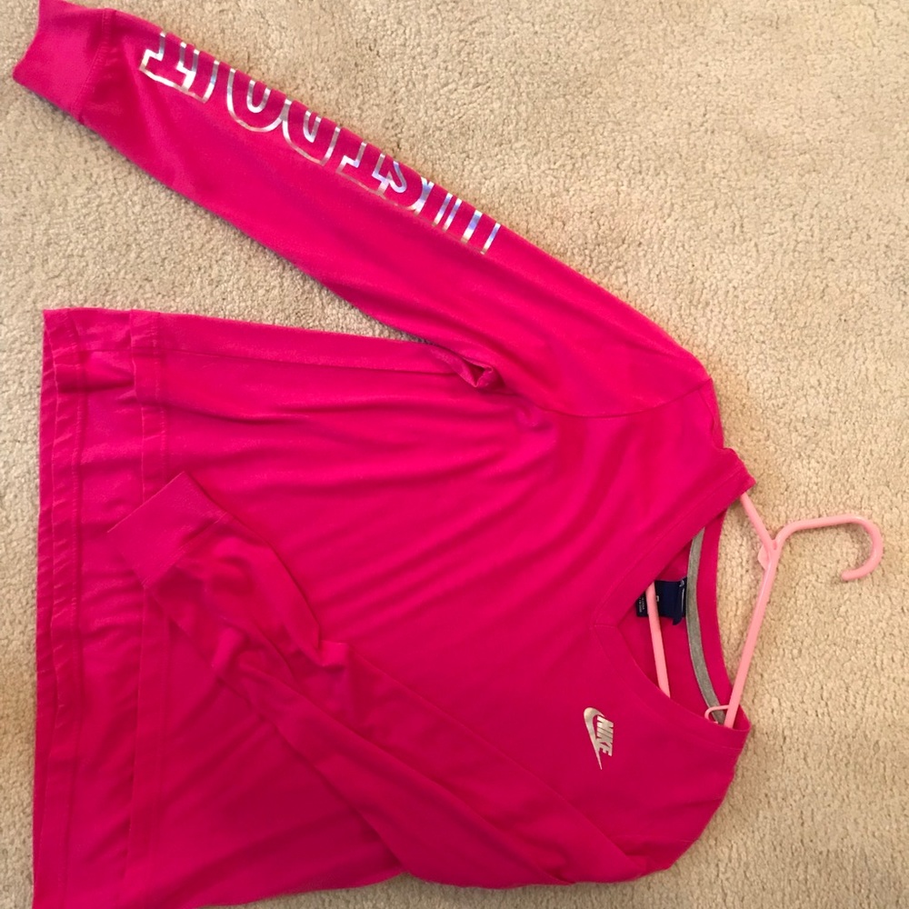 Long sleeve Nike workout shirt